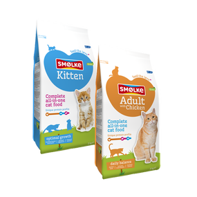 Smolke kattenvoer 2-4 kg. vanaf