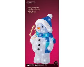 Sneeuwpop acryl steady LED - afbeelding 2