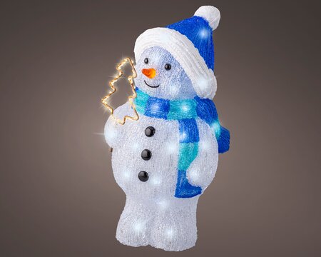 Sneeuwpop acryl steady LED - afbeelding 3