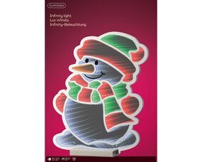 Sneeuwpop Infinity light L40,2 B59,2 H60cm koel wit/multi - afbeelding 3