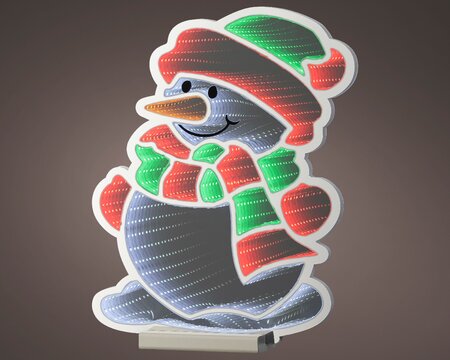 Sneeuwpop Infinity light L40,2 B59,2 H60cm koel wit/multi - afbeelding 3