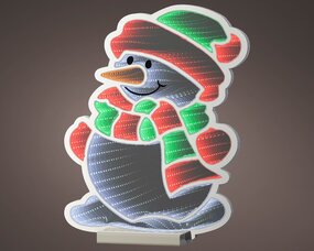Sneeuwpop Infinity light L40,2 B59,2 H60cm koel wit/multi - afbeelding 3