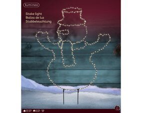 Sneeuwpop stake light ijzer steady mirco LED - afbeelding 3
