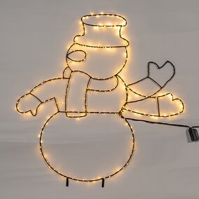 Sneeuwman Zwaaiend Classic Warm LED H60 B50 cm - afbeelding 2