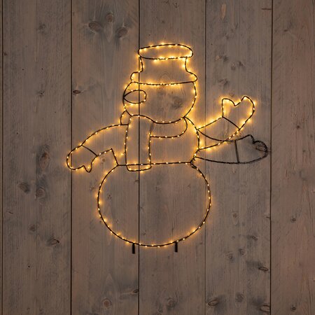 Sneeuwman Zwaaiend Classic Warm LED H60 B50 cm - afbeelding 2