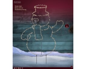Sneeuwpop zwaaiend stake light ijzer steady mirco LED - afbeelding 4