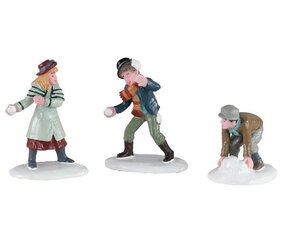SNOWBALL SKIRMISH, SET OF 3