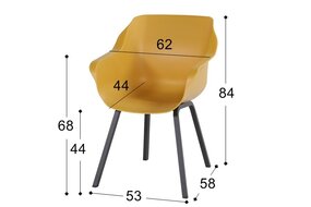 Sophie Element Armchair Yellow - afbeelding 2