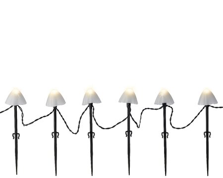 Stake light plastic 8 functie twinkel effect LED - afbeelding 1