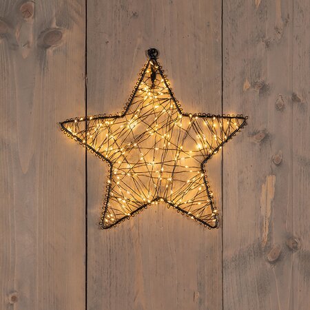 Ster Classic Warm met Flash effect LED ø26 cm - afbeelding 2