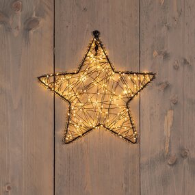 Ster Classic Warm met Flash effect LED ø26 cm - afbeelding 2