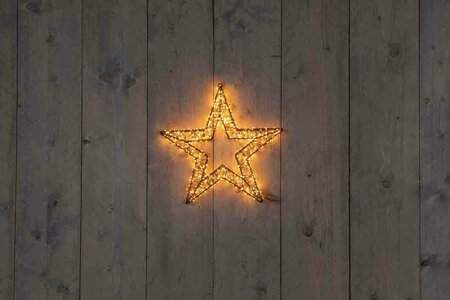 Ster metaal 3D D36cm LED - afbeelding 2
