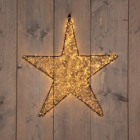 Ster Classic Warm met Flash effect LED ø56 cm - afbeelding 2