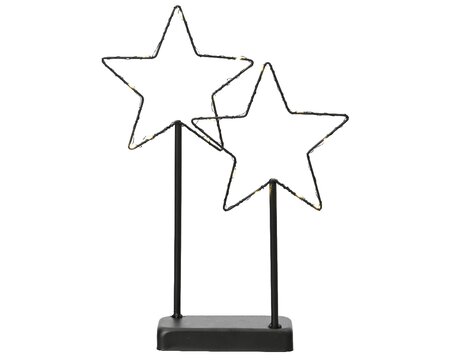 Sterren frame L6 B24 H34cm wit/warm wit Micro LED - afbeelding 1