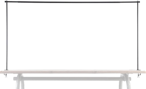 Tafelklem b115-b212h105cm zwart