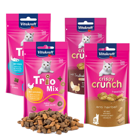 Vitakraft Crispy Crunch en Trio Mix 60gr