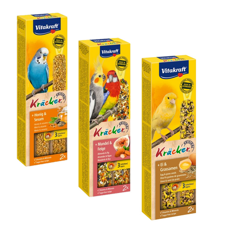 Vitakraft Kräcker Kanarie, Parkiet en Tropische Vogel 2in1