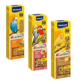 Vitakraft Kräcker Kanarie, Parkiet en Tropische Vogel 2in1