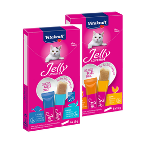 Vitakraft Liquid Snack en Jelly Lovers 6x15 gr., vanaf