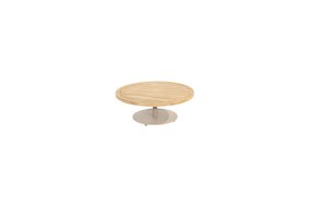 Volta teak salontafel centrale poot latte 60 cm. Ø (H 35)