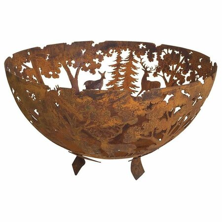 Vuurschaal Laser Cut Roest 58cm