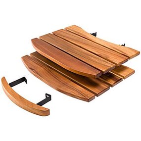 Walnoot houten zijtafels en handvat - 21/23 inch kamado