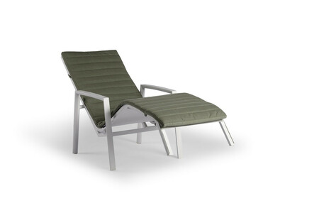 Wave Sun Lounger White - afbeelding 2