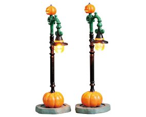 WITCH PUMPKIN PATCH, SET OF 2, B/O (4.5V)