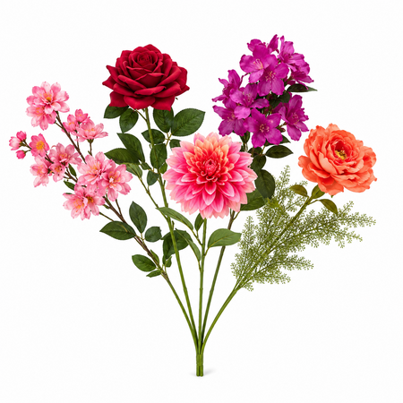 Zijdebloemen div. soorten vanaf,