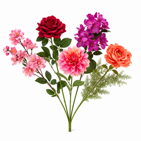 Zijdebloemen div. soorten vanaf,