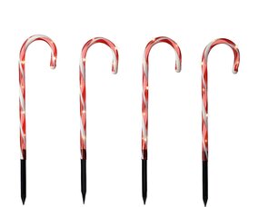 Zuurstokken stake light plastic 8 functie twinkel effect micro LED - afbeelding 3