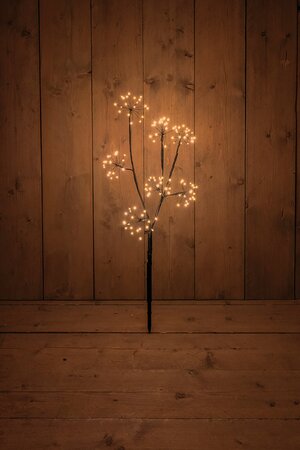 Zwarte Tak Dandelion LED Classic Warm H70cm - afbeelding 2